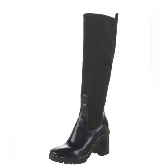 Tory Burch Leather Knee-High Riding Boots - Picture 5 of 6